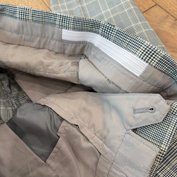 Men's Custom Tailored Slacks | Grey Check Pants | Slim Fit | Hong Kong Bespoke - Picture 6 of 6